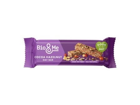 Bio&Me Cocoa & Hazelnut Gut-Loving Oat Bar 38g Fashion