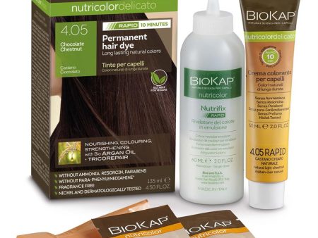 BioKap Chocolate Chestnut 4.05 Rapid Permanent Hair Dye 140 ml For Cheap