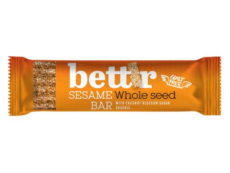 Bettr Vegan Organic Gluten Free Sesame Bar 30g Sale