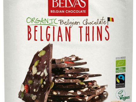 Belvas Belgian Thins Dark Goji Quinoa 120g Online now