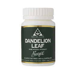 Bio Health Dandelion Leaf 300mg powdered leaf 60 capsules Hot on Sale