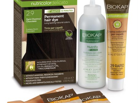 BioKap Dark Chocolate Chestnut 2.9 Rapid Permanent Hair Dye 140 ml Fashion