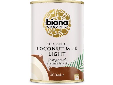 Biona Coconut Milk - Light 9% fat Organic 400ml Supply