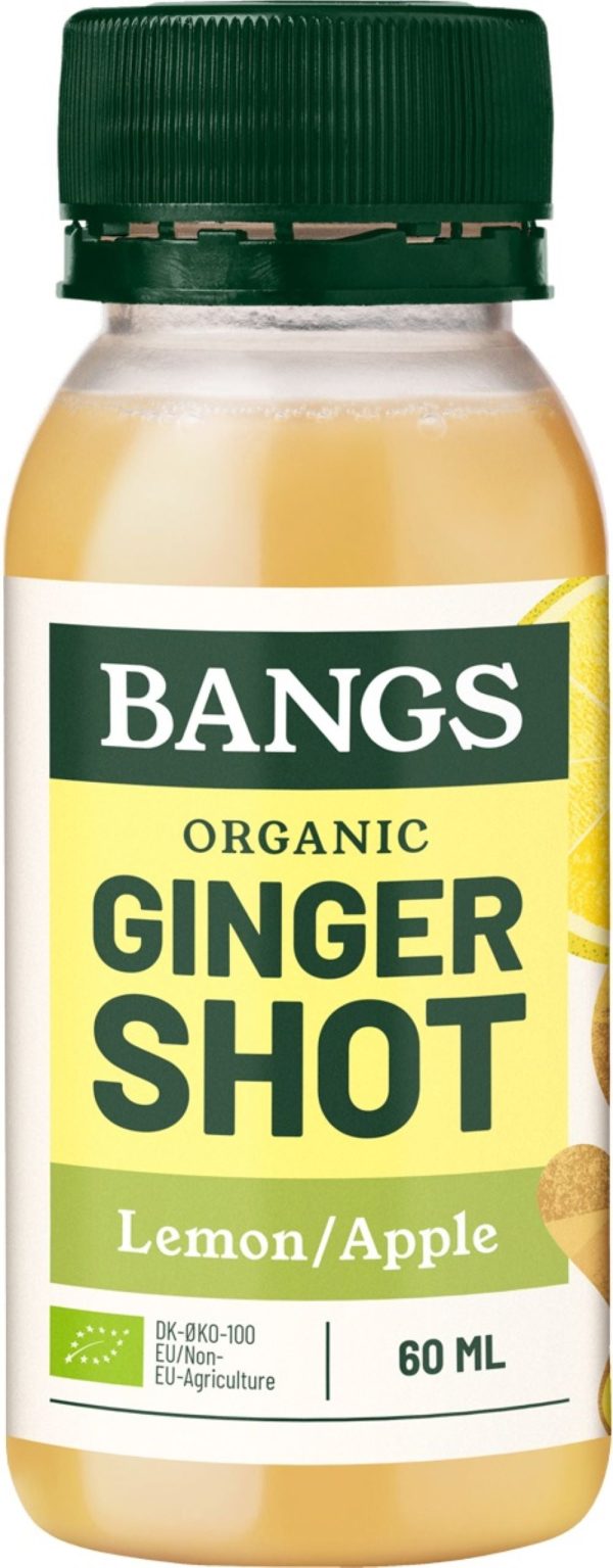 Bangs Ginger Apple & Lemon Shot 60ml Hot on Sale