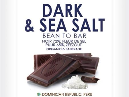 Belvas Tablet Dark & Sea Salt Rep Dom and Peru 90g Cheap