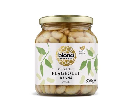 Biona Organic Flageolet Beans - in Glass Jars 350g Supply