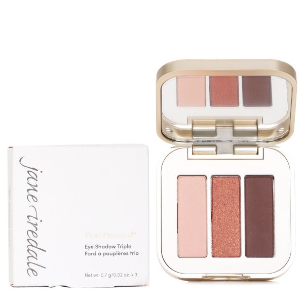 Jane Iredale PurePressed Eye Shadow Triple - # Wildflower  3x0.7g 0.02oz Hot on Sale