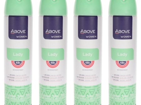 Above 48 Hours Antiperspirant Deodorant - Lady by Above for Women - 3.17 oz Deodorant Spray - Pack of 4 on Sale