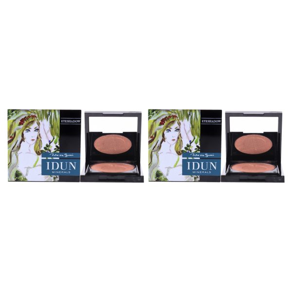 Idun Minerals Eyeshadow - 110 Kungsljus by Idun Minerals for Women - 0.10 oz Eye Shadow - Pack of 2 Fashion