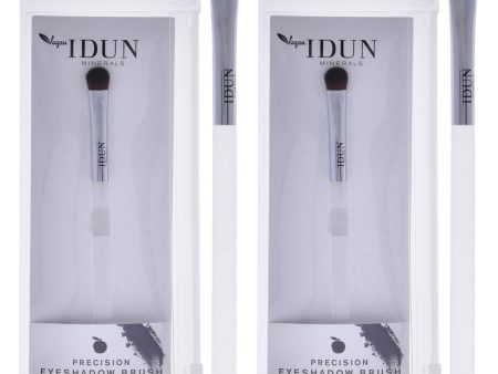 Idun Minerals Precision Eyeshadow Brush - 013 by Idun Minerals for Women - 1 Pc Brush - Pack of 2 For Discount