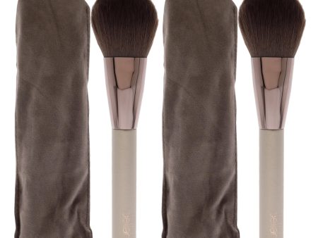 Delilah Large Powder Brush - BR02 by Delilah for Women - 1 Pc Brush - Pack of 2 Online now