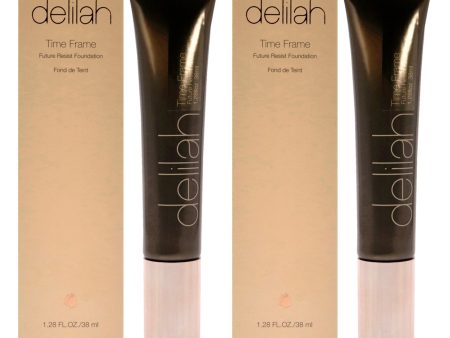 Delilah Future Resist Foundation SPF 20 - Nutmeg by Delilah for Women - 1.28 oz Foundation - Pack of 2 Online Sale