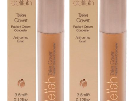 Delilah Take Cover Radiant Cream Concealer - Cashmere by Delilah for Women - 0.12 oz Concealer - Pack of 2 For Cheap