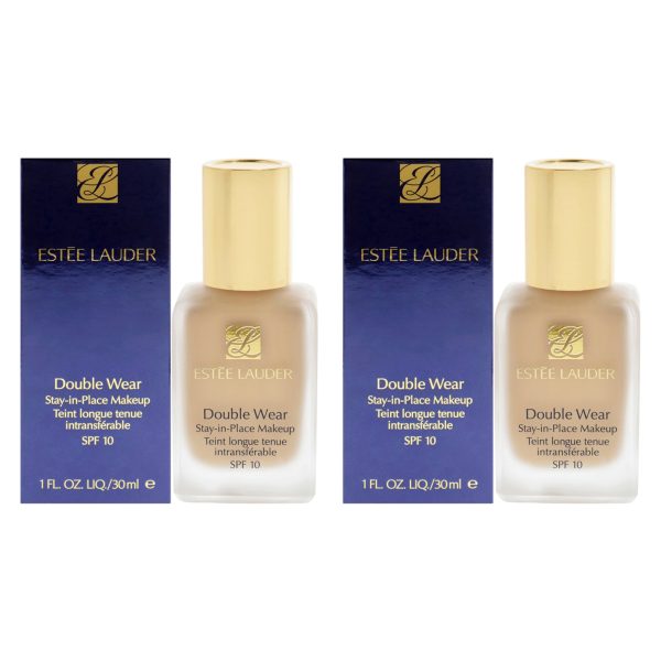 Estee Lauder Double Wear Stay-In-Place Makeup SPF 10 - 53 Dawn (2W1) - All Skin Types by Estee Lauder for Women - 1 oz Foundation - Pack of 2 Sale