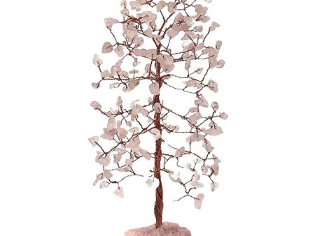 Alternative Distribution Crystal Tree Rose Quartz Large For Cheap