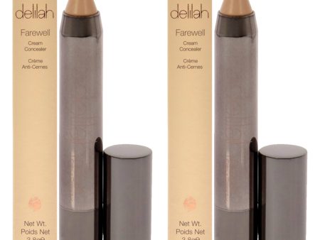 Delilah Farewell Cream Concealer - Linon by Delilah for Women - 0.13 oz Concealer - Pack of 2 For Sale