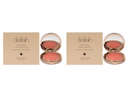 Delilah Colour Blush Compact Powder Blusher- Clementine by Delilah for Women - 0.14 oz Blush - Pack of 2 Fashion