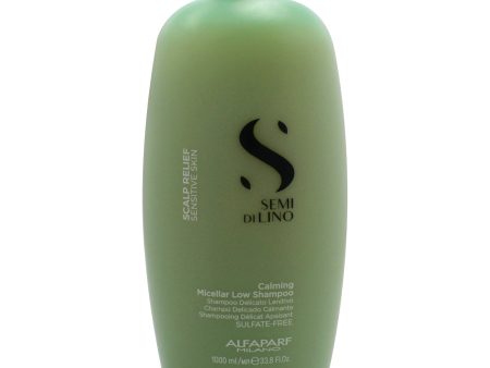 Alfaparf Milano Semi Di Lino Scalp Refiel Calming Micellar Low Shampoo by Alfaparf Milano for Unisex - 33.8 oz Shampoo For Sale