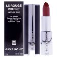 Givenchy Le Rouge Interdit Intense Silk Lipstick - 333 L Iinterdit by Givenchy for Women - 0.12 oz Lipstick (Refillable) Sale