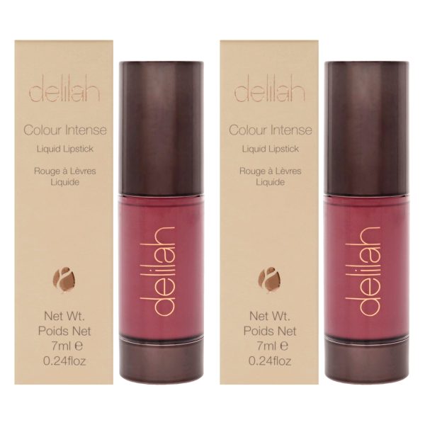 Delilah Colour Intense Liquid Lipstick - Belle by Delilah for Women - 0.24 oz Lipstick - Pack of 2 Hot on Sale