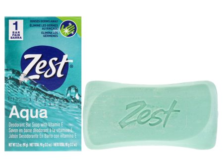 Zest Deodorant Bar Soap - Aqua by Zest for Women - 3.2 oz Bar Soap Online now