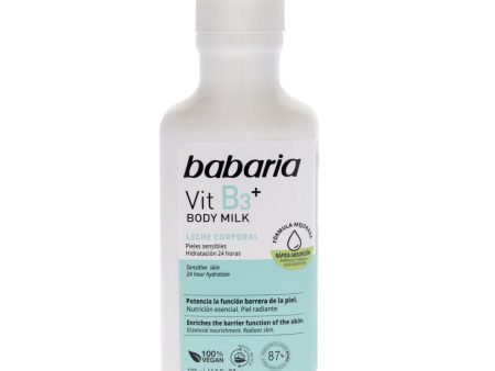 Babaria Vitamin B3 Plus Body Milk by Babaria for Unisex - 16.9 oz Body Milk For Discount