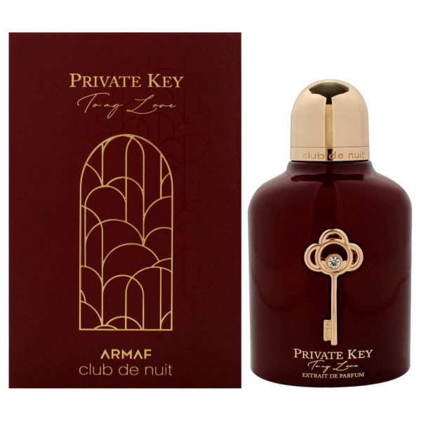 Armaf Club De Nuit Private Key To My Love by Armaf for Women - 3.4 oz Extrait De Parfum Spray For Sale