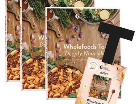 Nutra Organics Book Bundle (Wholefoods To Deeply Nourish Recipe Book by Nutra Organics & POS) Pack For Cheap