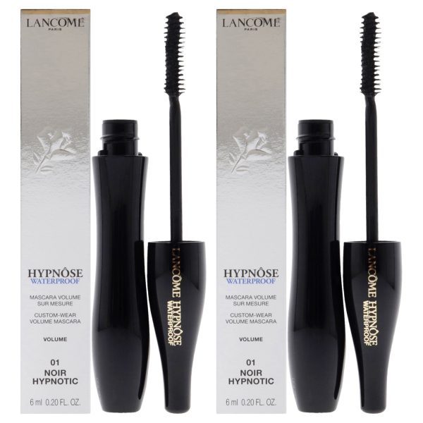 Lancome Hypnose Waterproof Mascara - 01 Noir Hypnotic by Lancome for Women - 0.2 oz Mascara - Pack of 2 Online