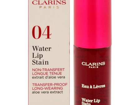 Clarins Water Lip Stain - 04 Violet Water by Clarins for Women - 0.2 oz Lipstick Hot on Sale