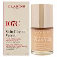 Clarins Skin Illusion Velvet Foundation - 107C Beige by Clarins for Women - 1 oz Foundation Sale