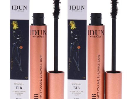 Idun Minerals Eir Mascara - 013 Black by Idun Minerals for Women - 0.45 oz Mascara - Pack of 2 Online now