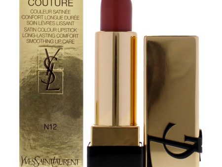 Yves Saint Laurent Rouge Pur Couture Satin Lipstick - N12 Nude Instinct by Yves Saint Laurent for Women - 0.13 oz Lipstick For Sale