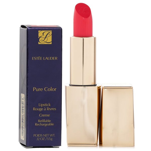 Estee Lauder Pure Color Lipstick - # 320 Defiant Coral  3.5g Supply