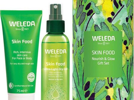 Weleda Skin Food Nourish & Glow Gift Set x2 Online Sale