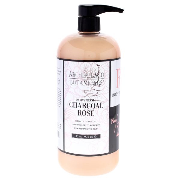 Archipelago Botanicals Body Wash - Charcoal Rose by Archipelago Botanicals for Unisex - 33 oz Body Wash Discount