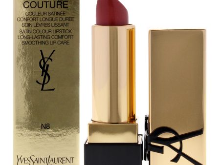 Yves Saint Laurent Rouge Pur Couture Satin Lipstick - N8 Blouse Nu by Yves Saint Laurent for Women - 0.13 oz Lipstick Supply