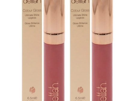 Delilah Ultimate Shine Lip Gloss - Modesty by Delilah for Women - 0.22 oz Lip Gloss - Pack of 2 Hot on Sale