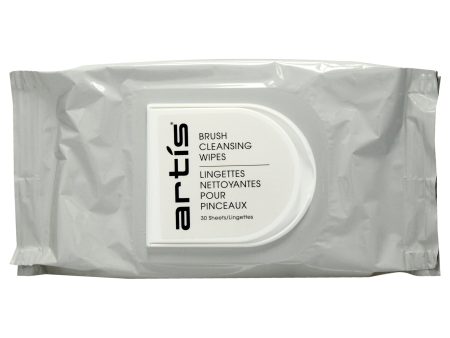 Artis Brush Cleansing Wipes by Artis for Unisex - 30 Count Wipes Online now