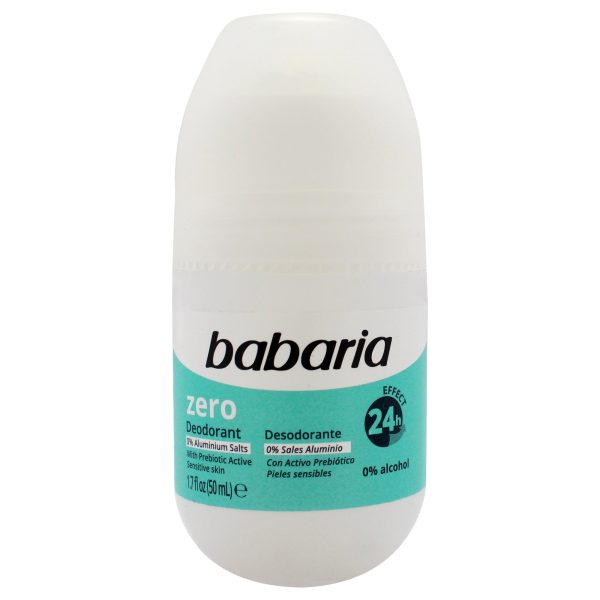 Babaria Zero 24H Effect Deodorant and Antiperpirant by Babaria for Women - 1.7 oz Deodorant Roll-On For Sale