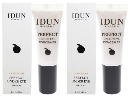 Idun Minerals Perfect Under Eye Concealer - 032 Medium by Idun Minerals for Women - 0.2 oz Concealer - Pack of 2 For Cheap