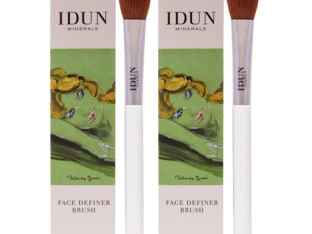 Idun Minerals Face Definer Brush - 012 by Idun Minerals for Women - 1 Pc Brush - Pack of 2 For Discount