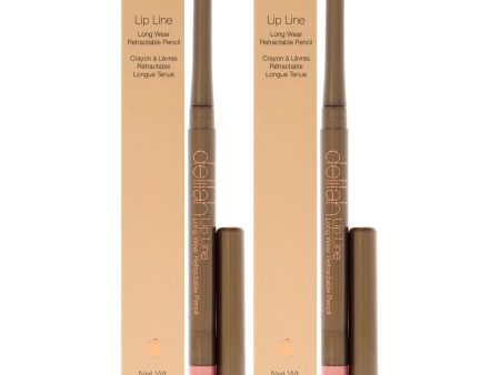 Delilah Lip Line Long Wear Retractable Pencil - Naked by Delilah for Women - 0.011 oz Lip Liner - Pack of 2 Online