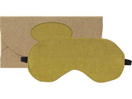 Wheatbags Love Eye Mask Luxe Linen Pistachio For Sale