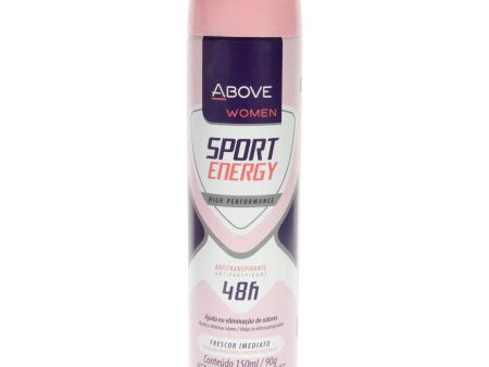 Above 48 Hours Sport Energy Antiperspirant Deodorant by Above for Women - 3.17 oz Deodorant Spray For Sale