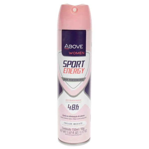 Above 48 Hours Sport Energy Antiperspirant Deodorant by Above for Women - 3.17 oz Deodorant Spray For Sale