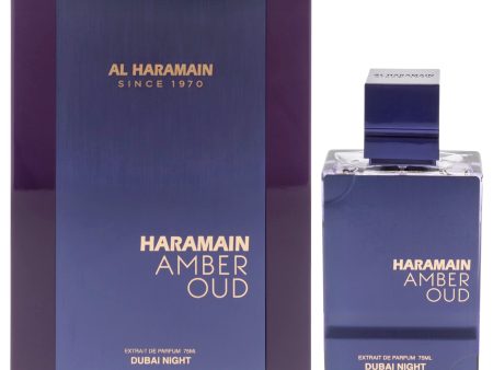 Al Haramain Amber Oud - Dubai Night Edition by Al Haramain for Men - 2.53 oz Extrait De Parfum Spray on Sale