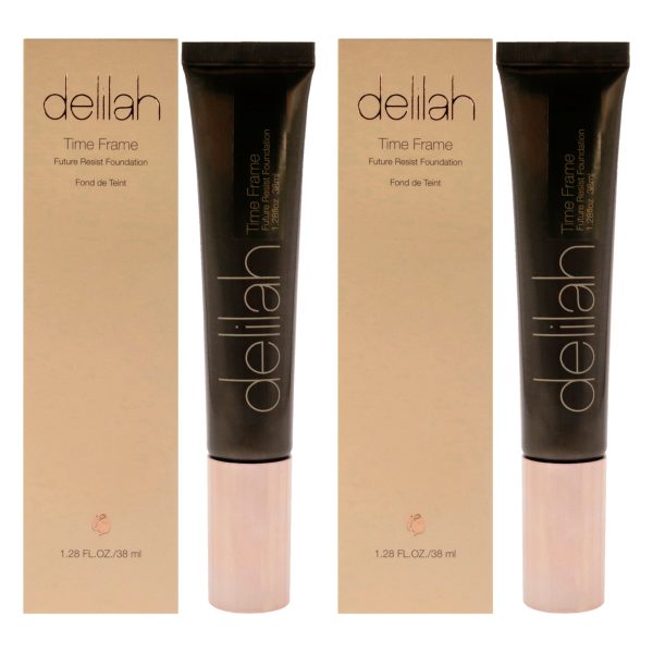 Delilah Future Resist Foundation SPF 20 - Pebble by Delilah for Women - 1.28 oz Foundation - Pack of 2 For Discount