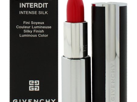 Givenchy Le Rouge Interdit Intense Silk Lipstick - 326 Rouge Audacieux by Givenchy for Women - 0.12 oz Lipstick (Refillable) For Sale