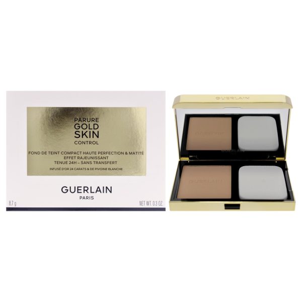 Guerlain Parure Gold Skin Control Matte Compact Foundation - 1N Very Light Skin with Neutral Beige Undertones by Guerlain for Women - 0.3 oz Foundation Online Hot Sale